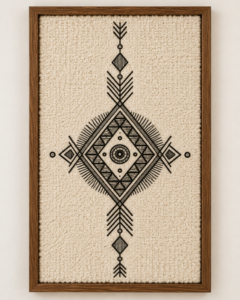 The Harmony — Handmade Amazigh Wall Art